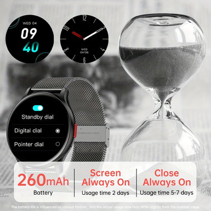Smartwatch – AMOLED for Men SENBONO 1.43" HD Bluetooth Calling, 100+ Sport Modes, DIY Custom Watch Face, Heart Rate Sleep Blood Oxygen…