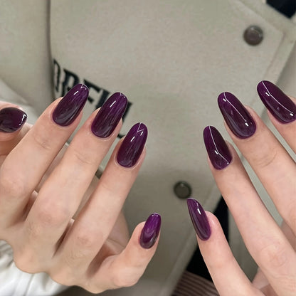 Gel Nail Polish Set 6 Colors Semi Permanent Soak Off UV LED - Long Lasting Electroplating Finish Nail Gel Kit for Salon & Home Use 0.51oz Each