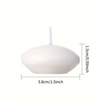 Floating Candles White Set of 42 – 1.5 Inch Small Pool Candles, 4-8 Hour Burn, Wedding Centerpiece, Pool Party, Christmas, Halloween, Easter & Thanksgiving Ambience Decoration