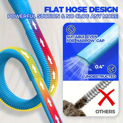 Flexible Dryer Vent Cleaner Kit with Vacuum Hose Attachment, Lint Brush and One-, Two- or Three-Piece Options
