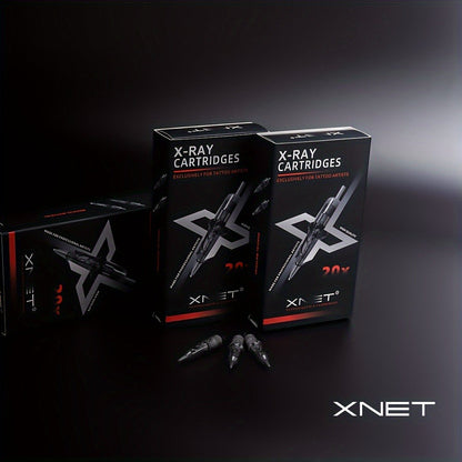 Tattoo Cartridge Needles with XNET X-RAY Label, 20-Piece RL RS or RM Code Combination Packs