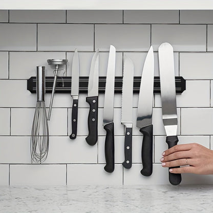 Magnetic Knife Holder Wall Mount 20 Inch - Strong Magnetic Knife Bar Strip for Kitchen, Space-Saving Knife Rack for Knives, Scissors, Tools, Easy Install Kitchen Organizer