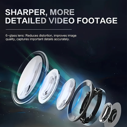 1080P Dash Cam with Night Vision & Loop Recording – 2.2" Car DVR Camera, Suction Cup Mount, Single Lens, No SD Card Required, Available in 4 Colors