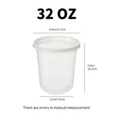 32oz-48 sets cups & lids