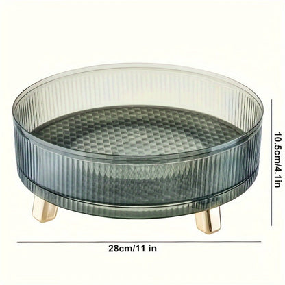 360° Rotating Makeup Organizer Large Capacity Spinning Cosmetic Storage Tower for Vanity Bathroom Kitchen Countertop Perfume Lipstick Skincare Holder