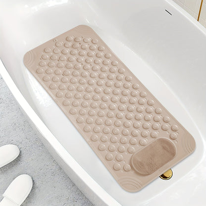 Non-Slip Bath Mat with Massage Texture Extra Large Shower Tub Mat Anti-Slip Bathtub Mat