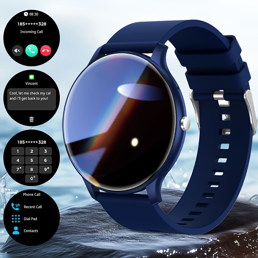 Smartwatch – IP68 Waterproof 1.46" HD – 100+ Sport Modes, Wireless Calling, Music Control, Remote Camera, Sedentary Reminder – Unisex…