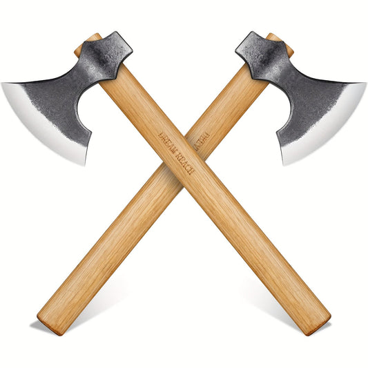 Camping Axe | Hand Forged Viking Hatchet Wood Chopping Bushcraft