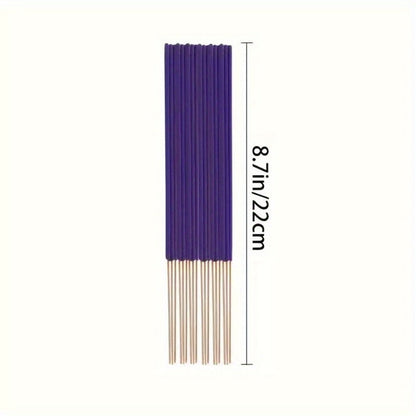 Lavender Incense Sticks 195pcs 8.7in Natural Aromatherapy Incense for Home Yoga Room Meditation Tea Room Relaxation Calming Atmosphere Stress Relief Indoor Fragrance Incense Set