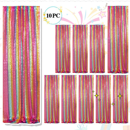 Sequin Backdrop Curtains 2FTx8FT Glitter Photography Background Panels for Party Wedding Birthday for an Everyday Personal Care Routine