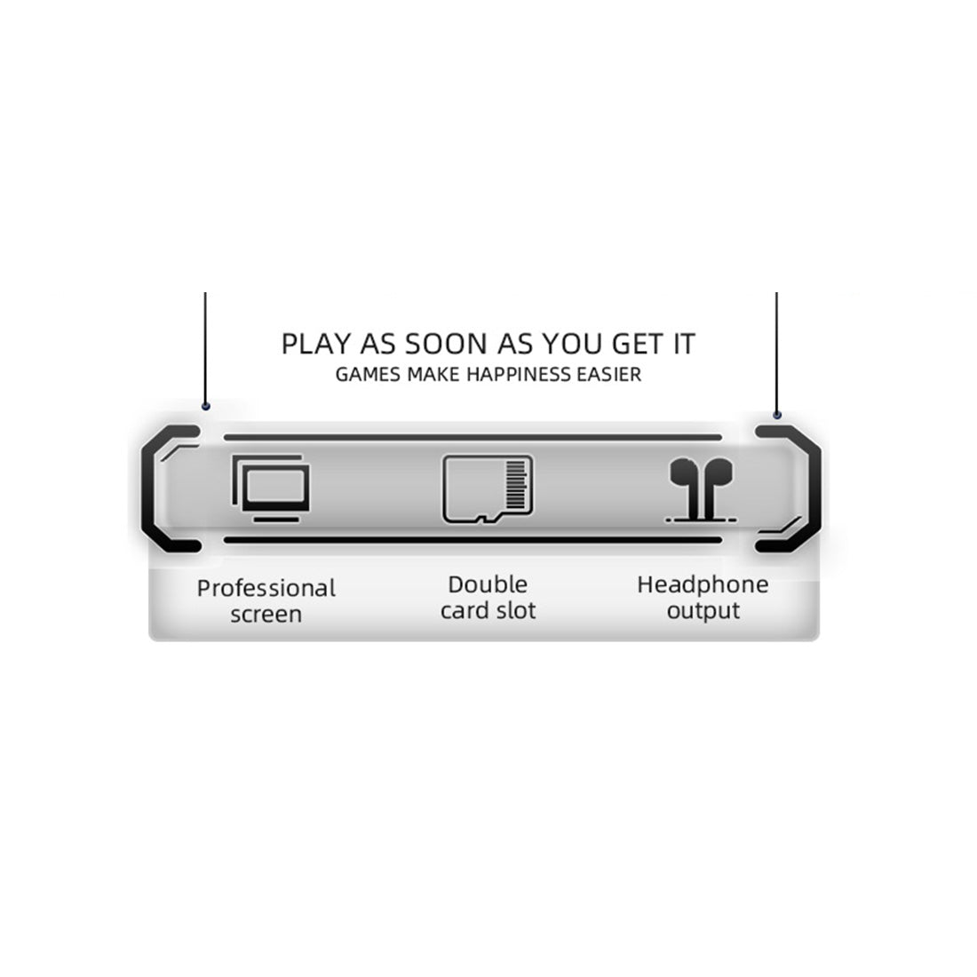 Handheld Game Console Powkiddy RK2023 with 3.5-Inch IPS, 640x480 resolution, 16GB+64GB or 16GB+128GB Options, 3500mAh Battery, Linux