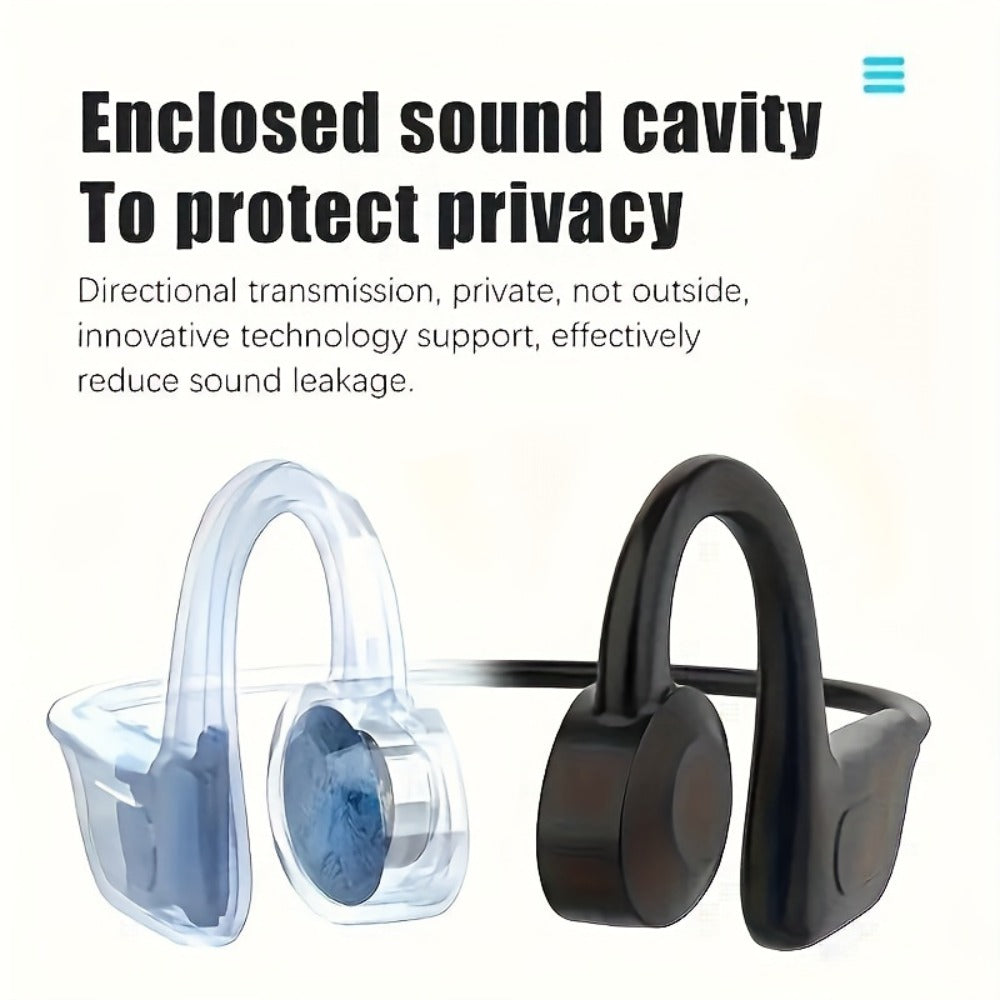 Open Ear Sports Headphones with Microphone 15-Hour Battery True Wireless Bluetooth Earphones for Running Exercising Cycling Gym Workout Awareness Mode