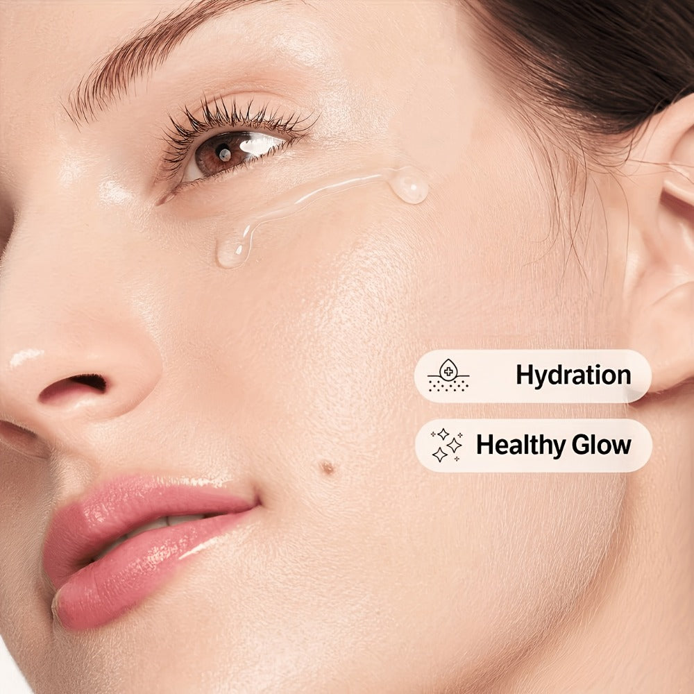 Face Serum SKINDRYKA Collagen, Hyaluronic Acid and Niacinamide in a 1.52oz Glass Dropper Bottle