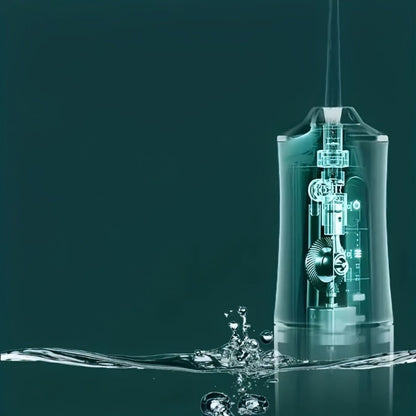 Portable Oral Irrigator with 360° Rotating Nozzle, Three Pressure Modes, USB Charging and Four Color Options