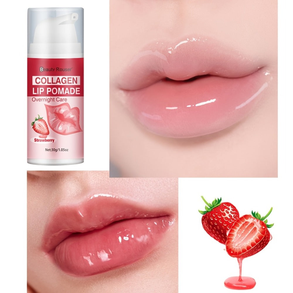 30 g Clear Lip Pomade in Single Checkout Option for Day or Night Lip Care and Glossy-Finish Routines