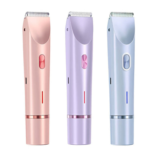 Electric Shaver 2-in-1 Women’s Razor and Bikini Trimmer with IPX6 Wet/Dry Use and USB Rechargeable Power