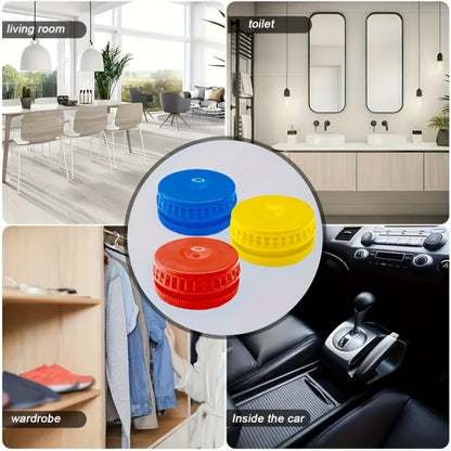 Six-Piece Solid Air Freshener Set with Vented Containers and Six Scent Combination Checkout Options