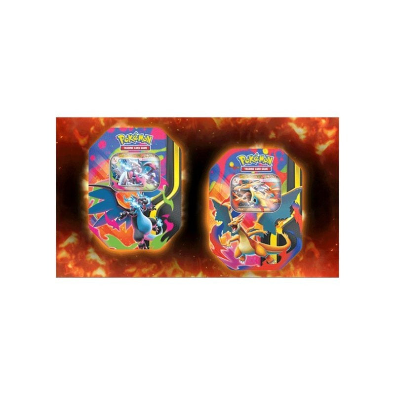 Trading Card Game Random Character Tin with Four Booster Packs, One Promo Card and One Digital Code