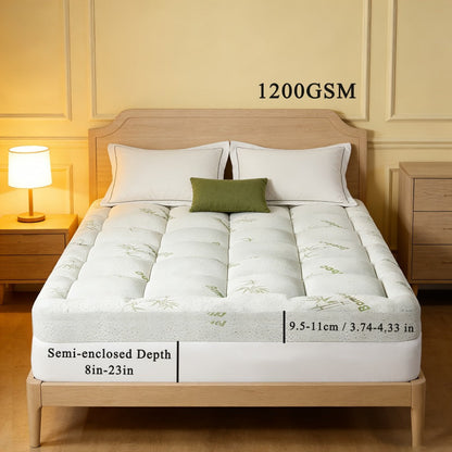 8-24 Inch Mattress Topper with Multiple Color Options, Portable Bed Topper detail image - detail view 16