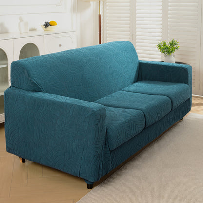 Outdoor Cushion Cover shown in the Dark Blue, 1 sofa cover + 3 seat cushions option