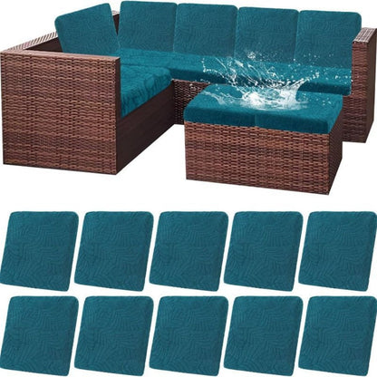 8-Piece Set Outdoor Cushion Cover with Waterproof Protection and Washable Cover for Patio detail image - detail view 18