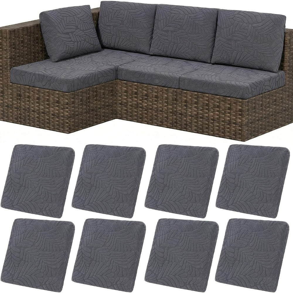 8-Piece Set Outdoor Cushion Cover with Waterproof Protection and Washable Cover for Patio detail image - detail view 23