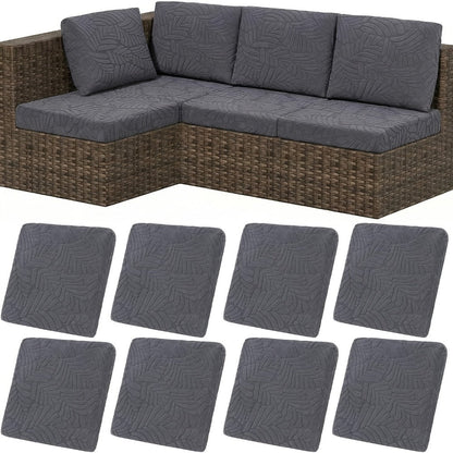 8-Piece Set Outdoor Cushion Cover with Waterproof Protection and Washable Cover for Patio detail image - detail view 23