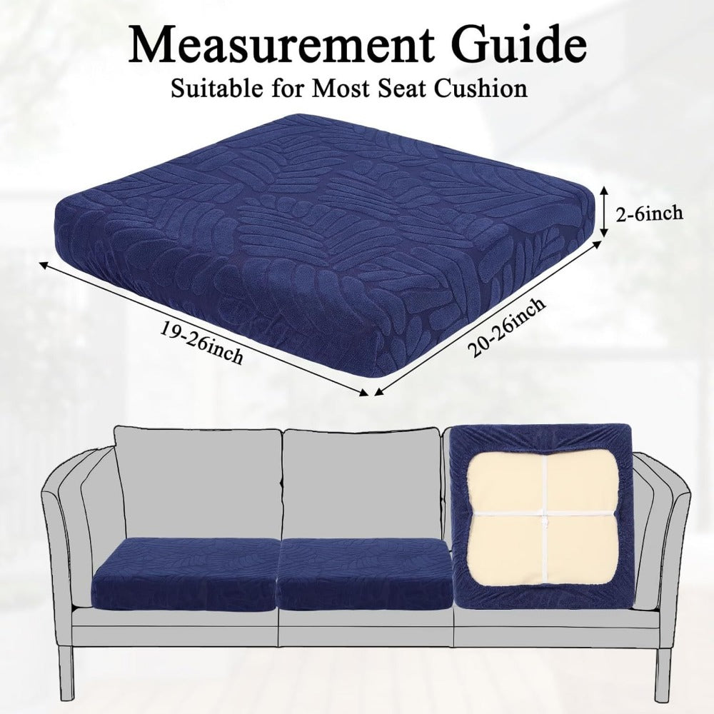 8-Piece Set Outdoor Cushion Cover with Waterproof Protection and Washable Cover for Patio detail image - detail view 4