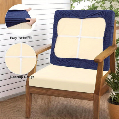 8-Piece Set Outdoor Cushion Cover with Waterproof Protection and Washable Cover for Patio detail image - detail view 6