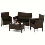 4PCS Mix Brown+Black