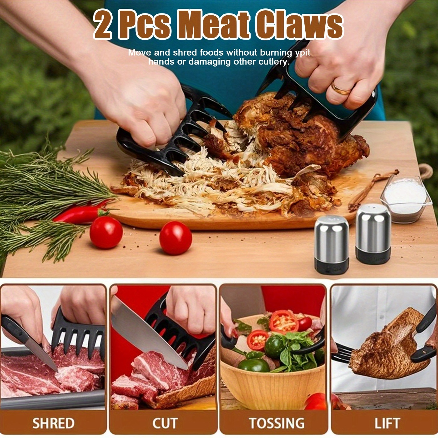 Thirty-Five-Piece BBQ Grill Tool Kit with Thermometer, Two Grill Mats, Heat Glove and Carry Case