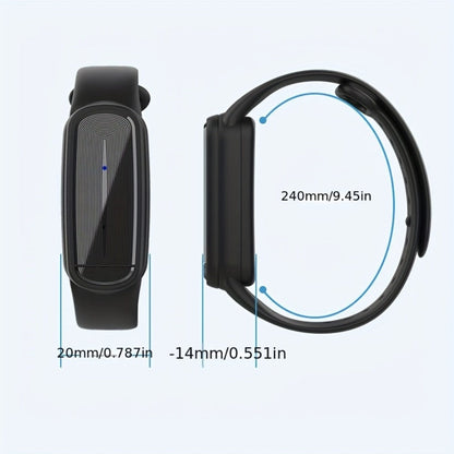 Ultrasonic Mosquito Repellent Bracelet 3-Pack – USB Rechargeable Intelligent Bug Repellent Wristband for Camping, Outdoor, Hiking & Travel, Waterproof Mosquito Control Bracelet for Adults & Kids