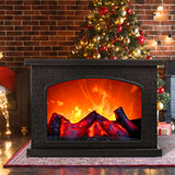 1 large fireplace