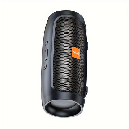 Portable Bluetooth Speaker with RGB Lights & Subwoofer – 5.2 Panoramic Surround Sound, Dual Speakers, Small Stereo Wireless Speaker for Home, Desktop, Holiday Gift for Men & Women