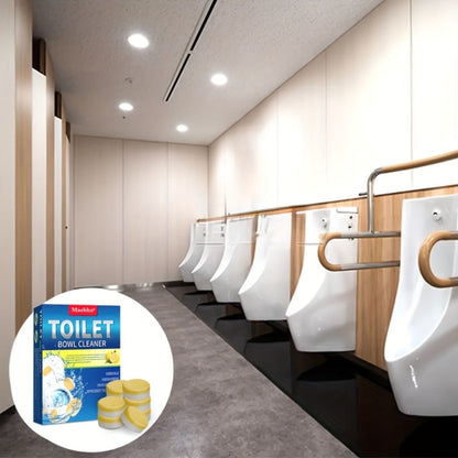 Cleaning Tablets – Lemon Scented Toilet Cleaner Tablets for Stain & Urine Removal, Deodorizing Bowl Cleaner | Coffee Machine Cleaning Tablets for Deep Descaling & Stain Removal