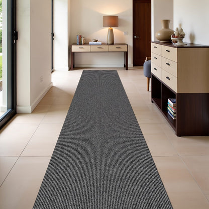 Non-Slip Runner Rug for Hallway Kitchen Stairs - Thick 4mm Long Roll Rug 23.22" Wide, Machine Washable, Multiple Sizes & Colors
