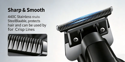 USB Rechargeable Hair Clipper KM-2299 Professional Electric Hair Trimmer Oil Head Fade Carving Clipper for Men Barber Salon