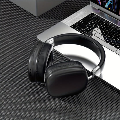 HiFi Deep Bass Noise Cancelling Wireless Earphones with Built-In HD Microphone, Stereo In-Ear Headphones for Travel Office Laptop Phone, Comfortable All-Day Fit, Gift for Men Women