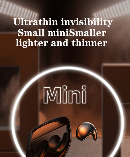 Bluetooth 5.3 Ultra-Thin Sleep Earbuds Invisible, Side Sleeping Special Small Ear Canal Mini Wireless Earphones, Comfortable In-Ear Invisible Design for Samsung Android iPhone Nighttime Relaxation Work