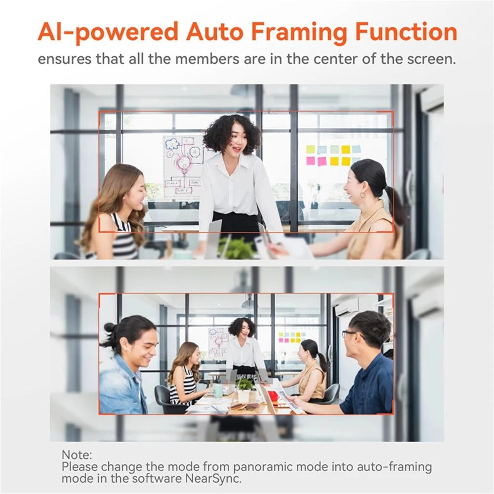 4K Webcam AI Auto Framing True Autofocus with Dual Noise Canceling Mics & 90° FOV – NUROUM V11/V15/V32 Plug and Play USB Camera for Zoom Meetings, Gaming & Home Office, 1080P/2K/4K