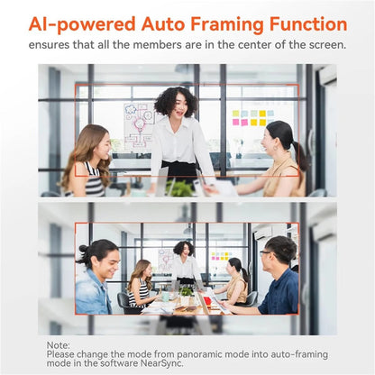 4K Webcam AI Auto Framing True Autofocus with Dual Noise Canceling Mics & 90° FOV – NUROUM V11/V15/V32 Plug and Play USB Camera for Zoom Meetings, Gaming & Home Office, 1080P/2K/4K