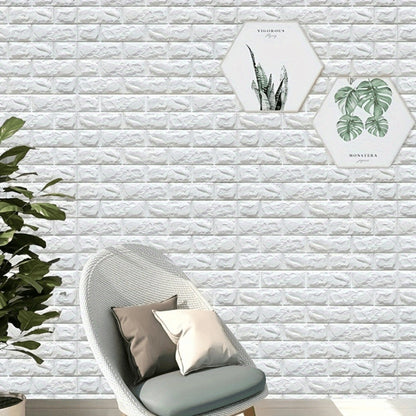 3D Peel and Stick Wood Grain Wallpaper Panels 50/100pcs - Self-Adhesive PVC Foam Wall Tiles