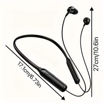 Neckband Magnetic Wireless Earbuds 20H Playtime 230mAh In-Ear Noise Canceling Sports for Bedside Audio, Alarms and Room Entertainment