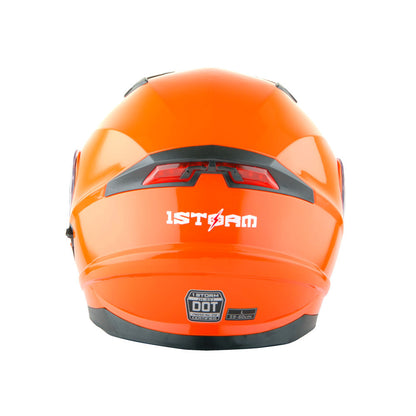 Motorcycle Modular Full Face Helmet Flip Up Dual Visor Sun Shield with Optional LED Tail Light 3 Modes Removable Washable Interior, Multiple Colors S M L XL — Modular901