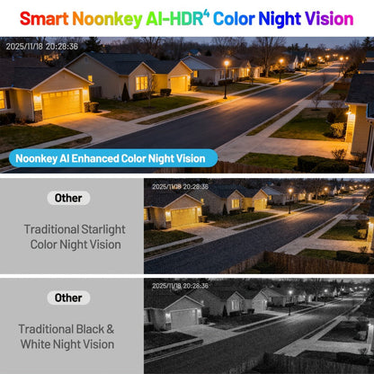 Window Security Camera 3MP Color Night Vision with Peel-and-Stick Setup, Person & Pet Detection, 24/7 Recording, Cloud & SD Storage, Alexa Compatible – No-Drill Indoor Home Surveillance