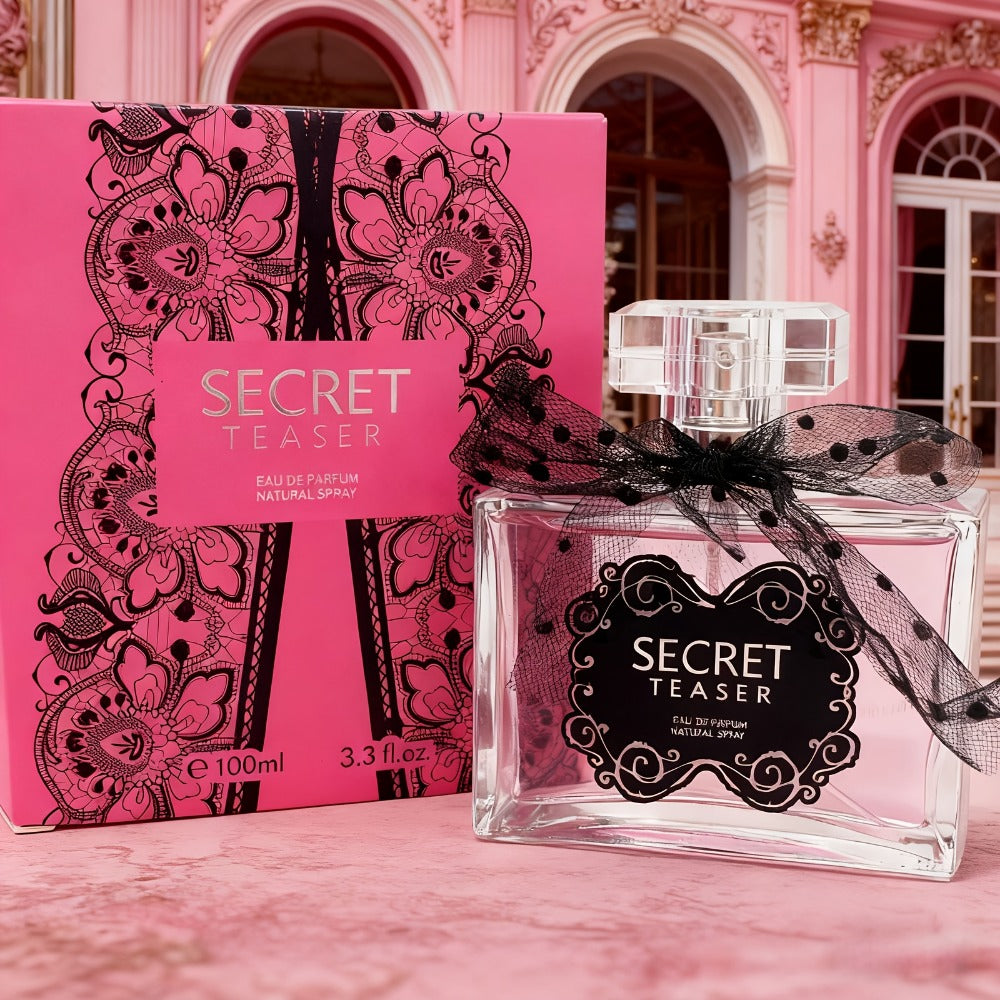 Perfume for Women 100ml in Pink Gift Box with Lychee-Jasmine-Vanilla Source Profile for Daily Wear