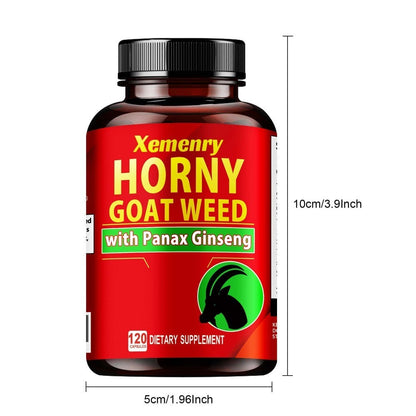 Men's Health Supplement Vegetable Capsules, 120 Count in One Bottle with 9350 mg Blend Labeling
