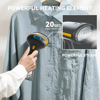 1100W Handheld Garment Steamer with 300ml Tank, Cleaning Brush and Four Color or Model Labels