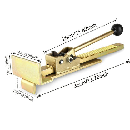 Hardwood Flooring Jack and Positioning Tool for Tongue-and-Groove, Laminate and Engineered Wood Installation