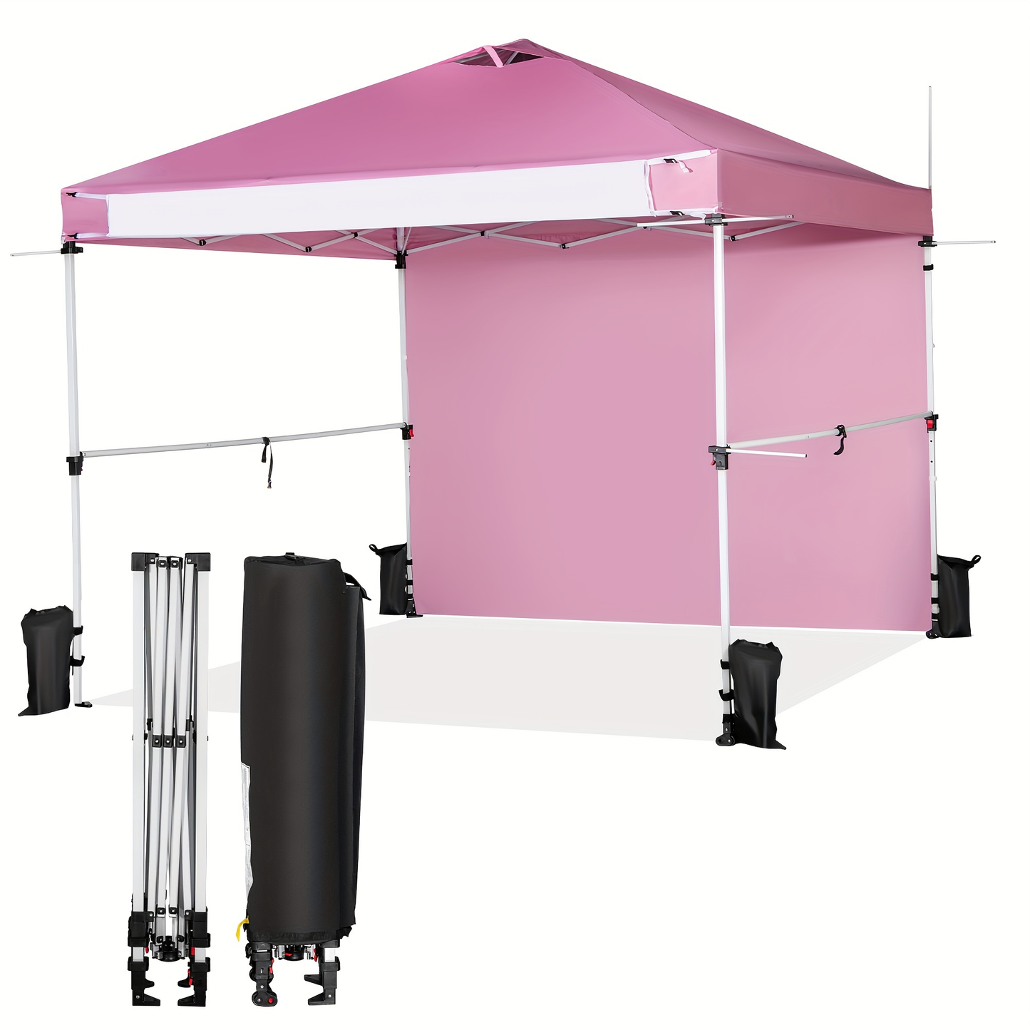 Commercial Canopy Tent 10x10 Pop Up with Sidewall Adjustable Height